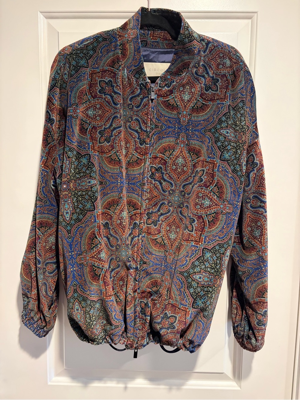 Circolo 1901 Multicolor Paisley Bomber Jacket